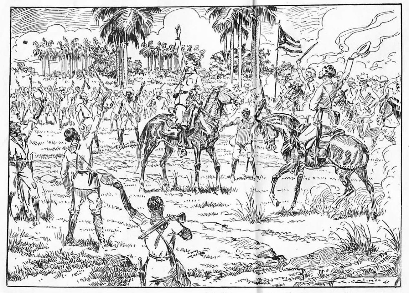 Camageys palm groves are the site fierce battles against the Spanish and Ignacio Agramonte is in the middle of it, an idol to the Cuban troops.