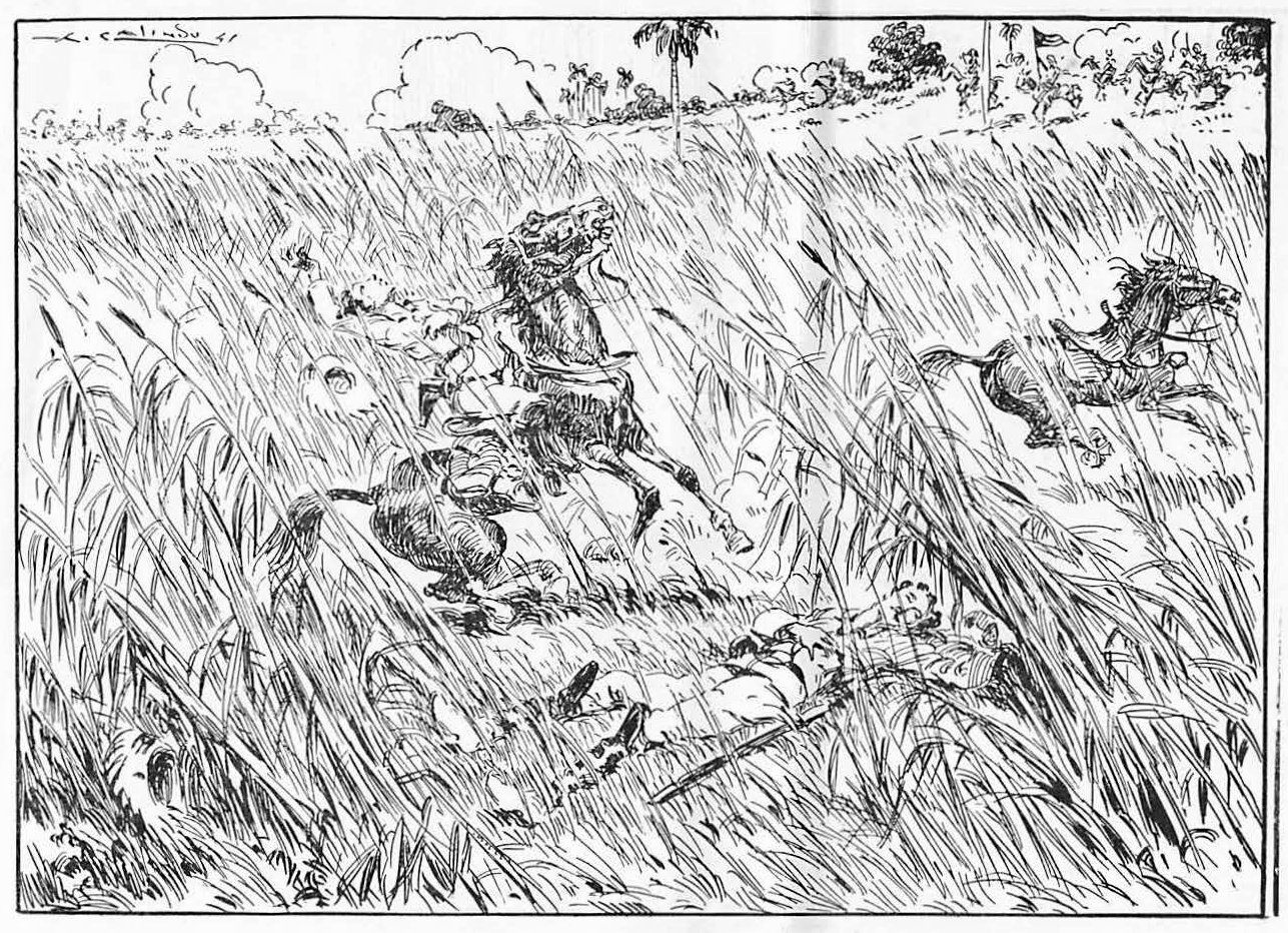 That fateful day arrives. Thirty one year old Ignacio Agramonte is mortally wounded on the field in Jimaguay. His blood soaks the fertile soil of his native province, Camagey.