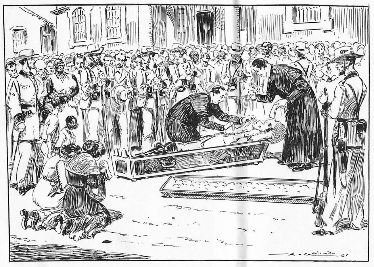 Ignacio Agramontes body is laid out and lovingly cleaned by the Brothers Hospitallers of Saint John of God at their hospital in Camagey. He would inflict more hurt on Spain dead than he had caused while he lived.
